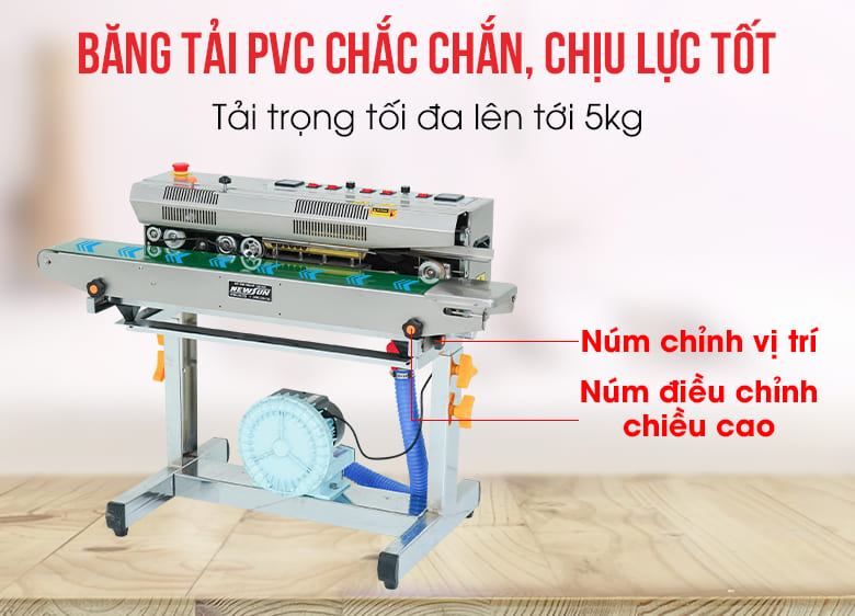 Băng tải dày dặn chịu được trọng tải lớn
