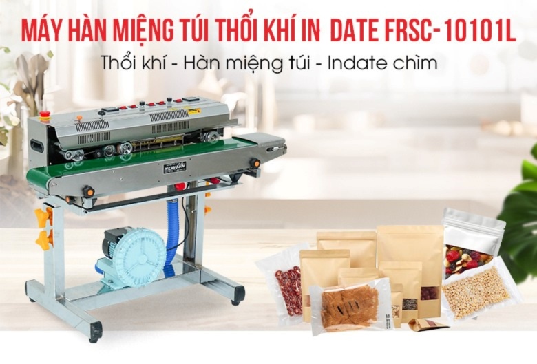 Máy hàn miệng túi thổi khí in date FRSC-10101L