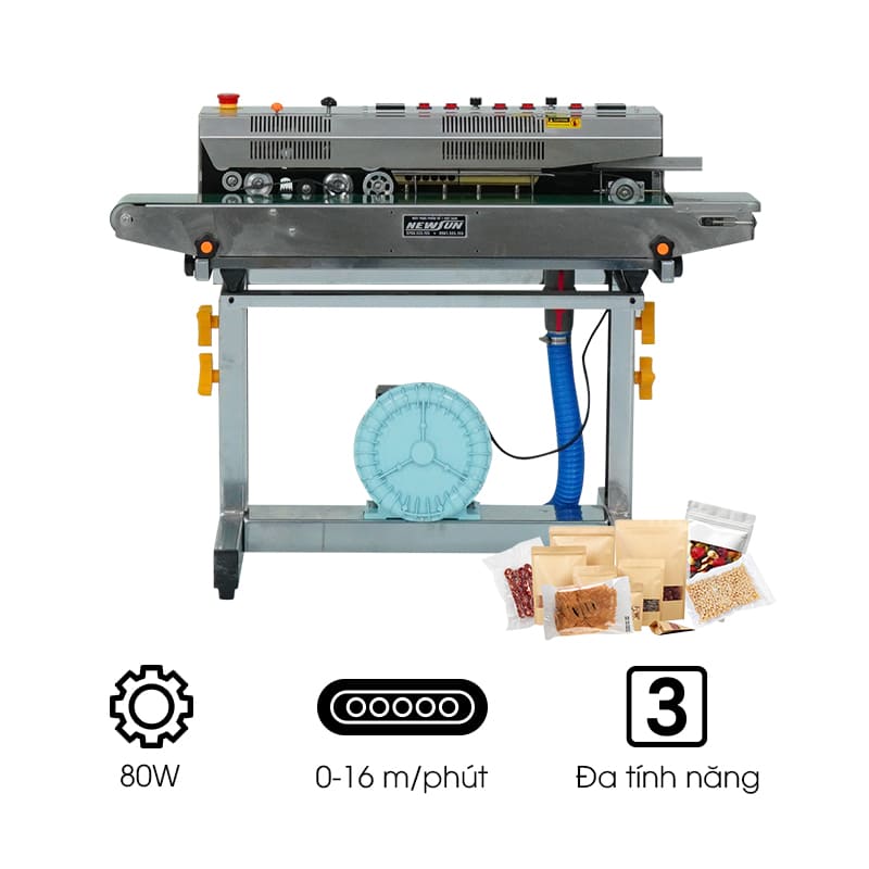Máy hàn miệng túi thổi khí in date FRSC-10101L