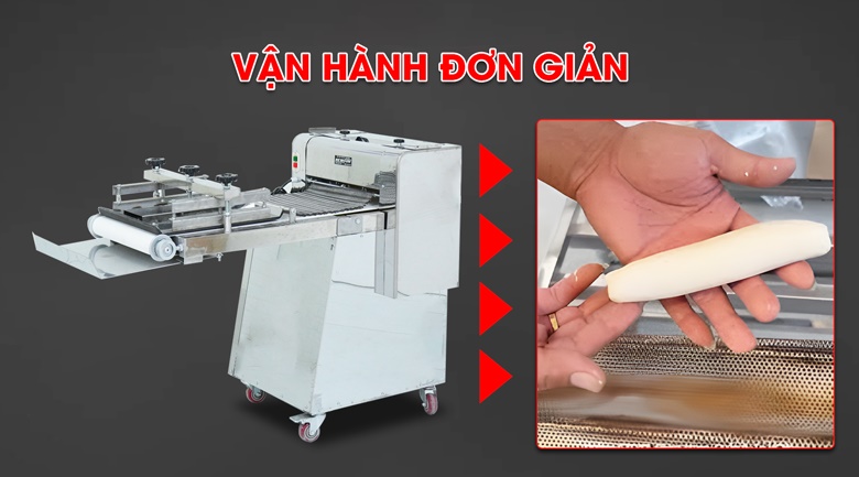 Vận hành đơn giản, cần 2 người thao tác