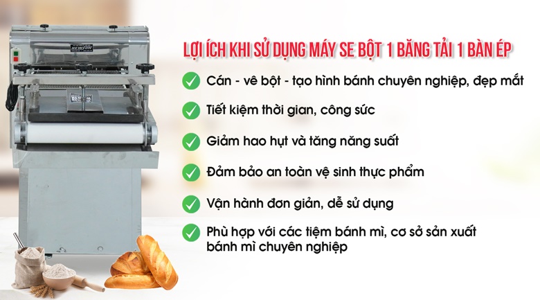 Lợi ích khi sử dụng máy se bột công nghiệp