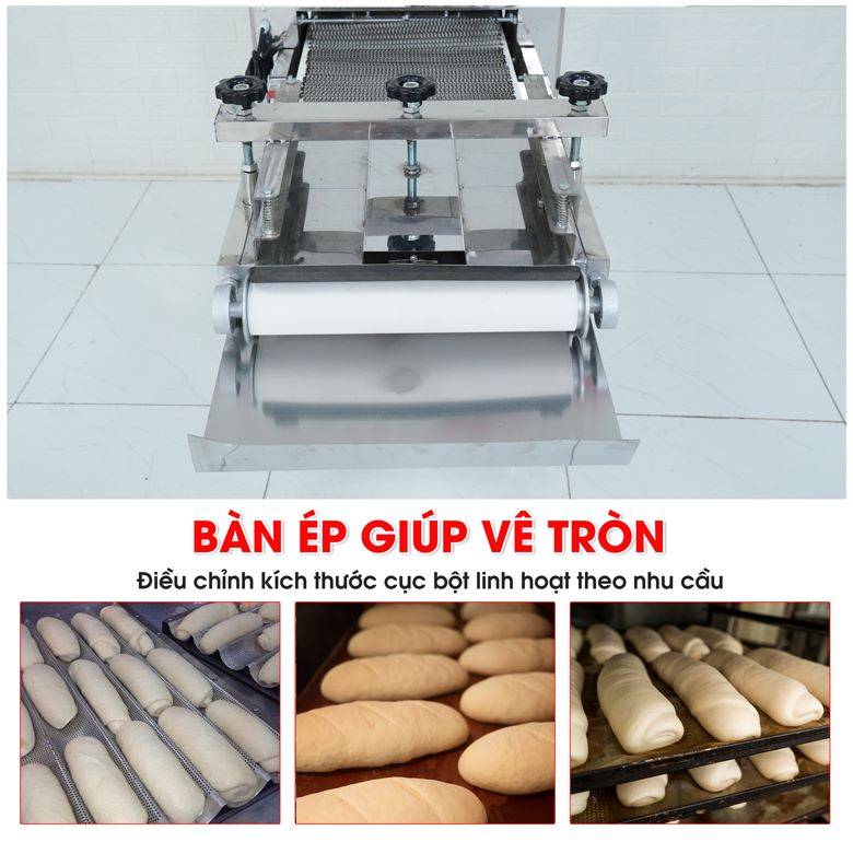 Bàn vê giúp điều chỉnh kích thước viên bột