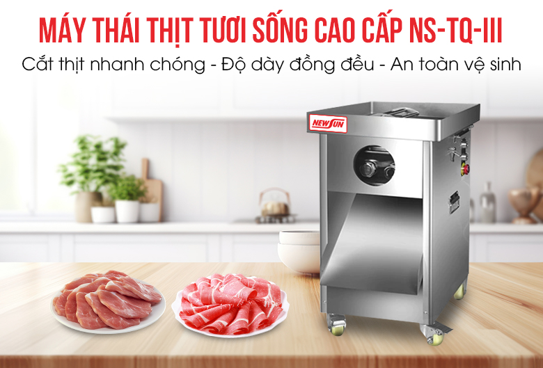 Máy thái thịt tươi sống cao cấp NS-TQ-III Máy thái thịt tươi sống cao cấp NS-TQ-III