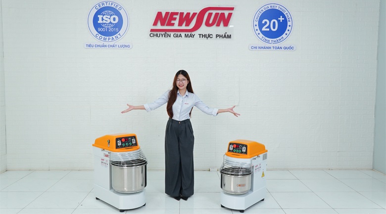 Hình ảnh thực tế của máy trộn bột