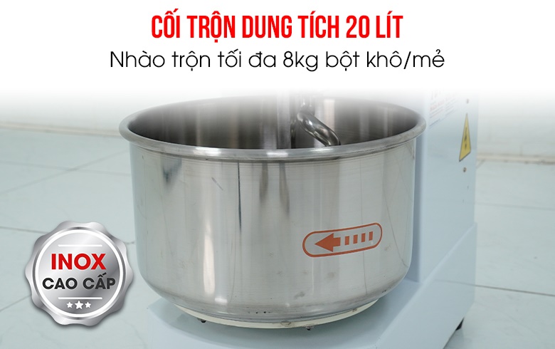 Cối trộn dung tích lớn