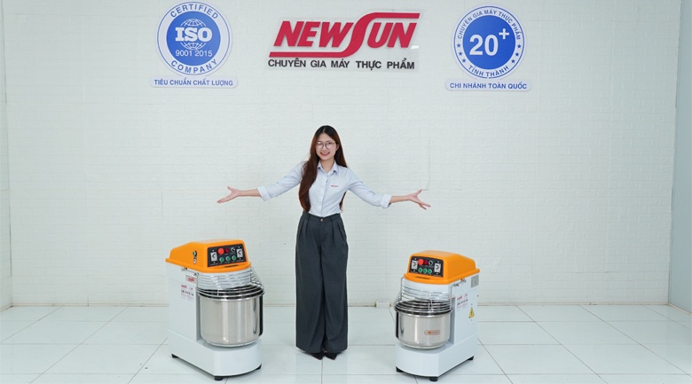 Ảnh thực tế của máy trộn bột mì NEWSUN BS-20A 