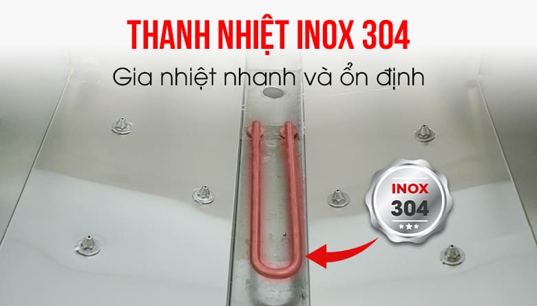 Thanh nhiệt inox 