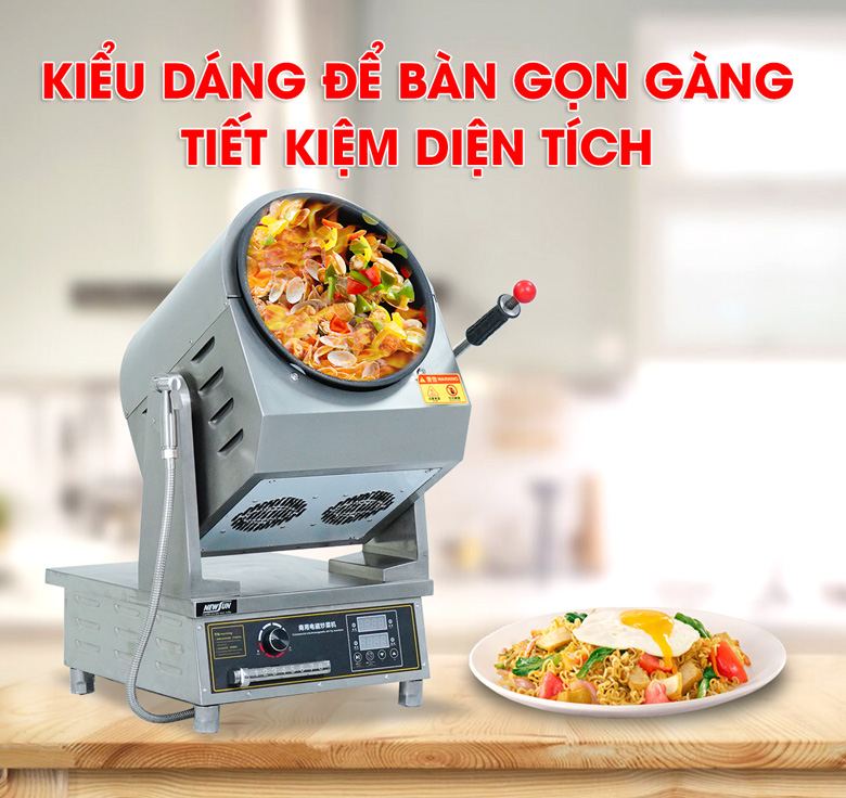 Máy xào thức ăn 5000W dùng điện TS300-D có kích thước nhỏ gọn Máy xào thức ăn 5000W dùng điện TS300-D có kích thước nhỏ gọn