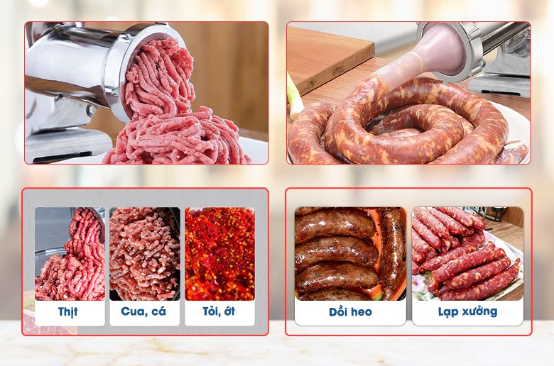 Xay đùn đa năng nhiều loại nguyên liệu