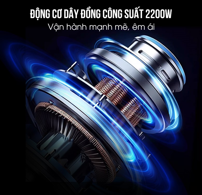 Động cơ dây đồng mới công suất cao, vận hành mạnh mẽ và bền bỉ