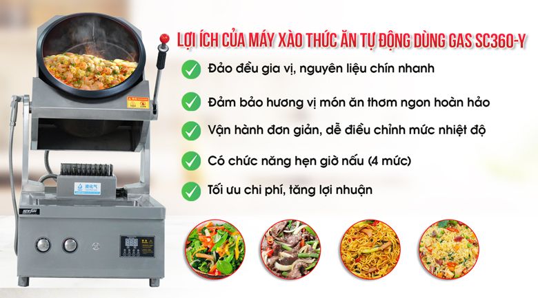 Tại sao nên sử dụng máy xào thức ăn tự động? Tại sao nên sử dụng máy xào thức ăn tự động?
