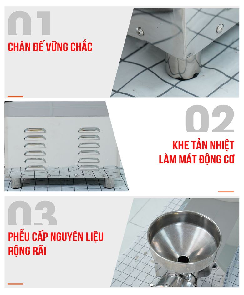 Các chi tiết khác được thiết kế tối ưu