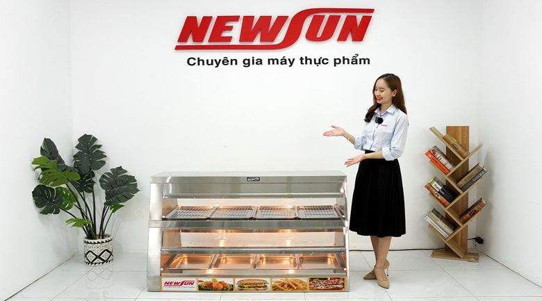Hình ảnh thực tế tủ giữ nóng thức ăn công nghiệp