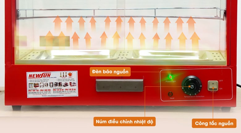 Nguyên lý hoạt động tủ giữ nhiệt thức ăn