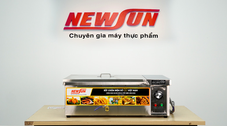 Bếp chiên điện NEWSUN - Chiên thực phẩm chín đều nhanh chóng 