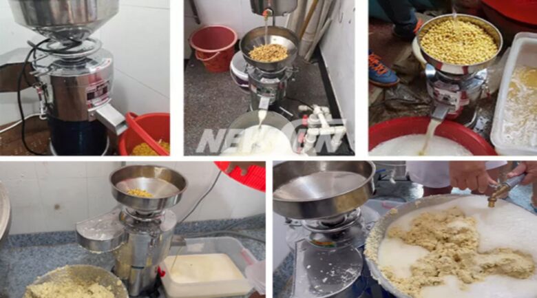 Hình ảnh thực tế máy xay đậu nành công nghiệp NEWSUN
