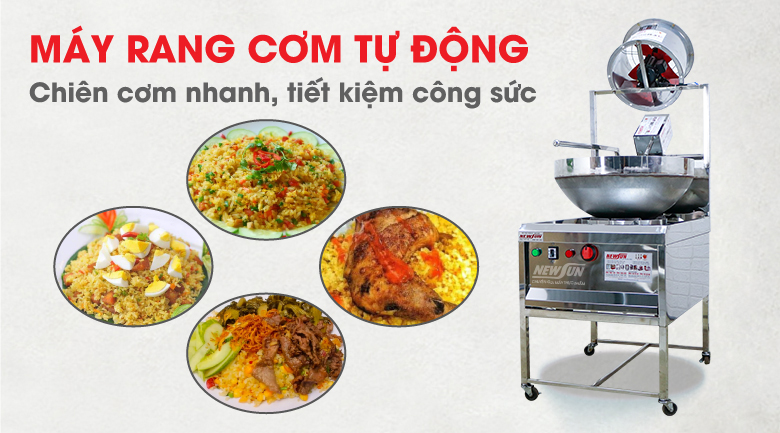 Máy rang cơm tự động