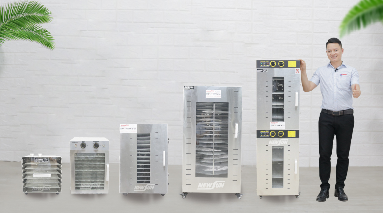 Các loại máy sấy hoa quả của NEWSUN