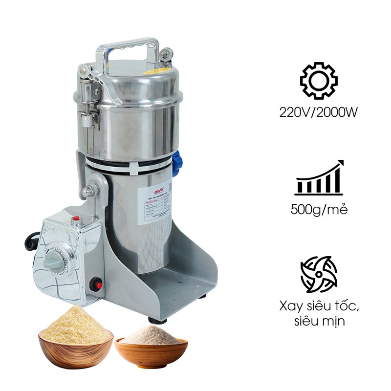 Máy xay nghiền bột khô NEWSUN 0,5kg HR-10B