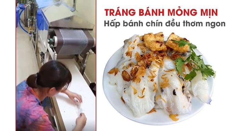 Nồi điện làm bánh cuốn ngày càng được ưu chuộng, thay thế các nồi tráng bánh thủ công