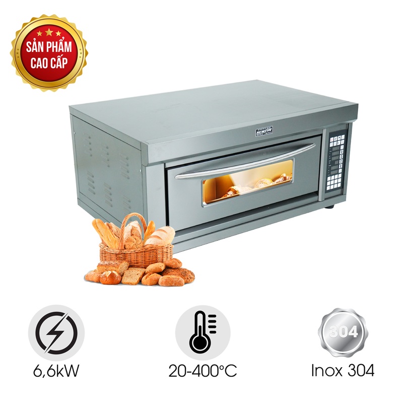 Lò nướng bánh dùng điện 1 tầng 2 khay cao cấp NEWSUN HGD-20D