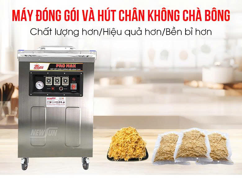 Máy hút chân không chà bông DZQ420