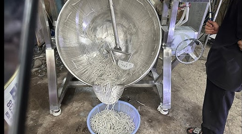 máy sên mứt dừa, lấy mứt