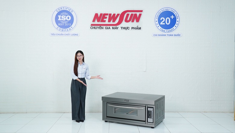 Thực tế lò nướng bánh dùng điện 1 tầng 2 khay cao cấp HGD-20D