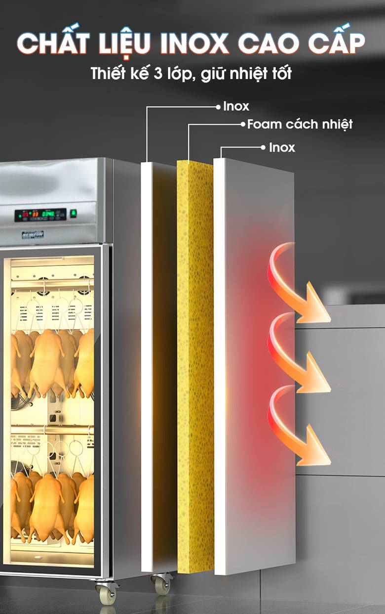 Chất liệu inox cao cấp 