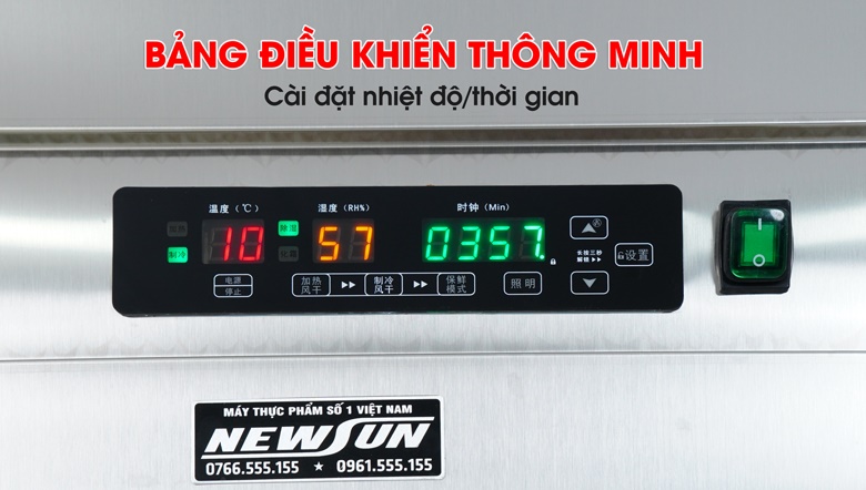 Bảng điều khiển dễ sử dụng
