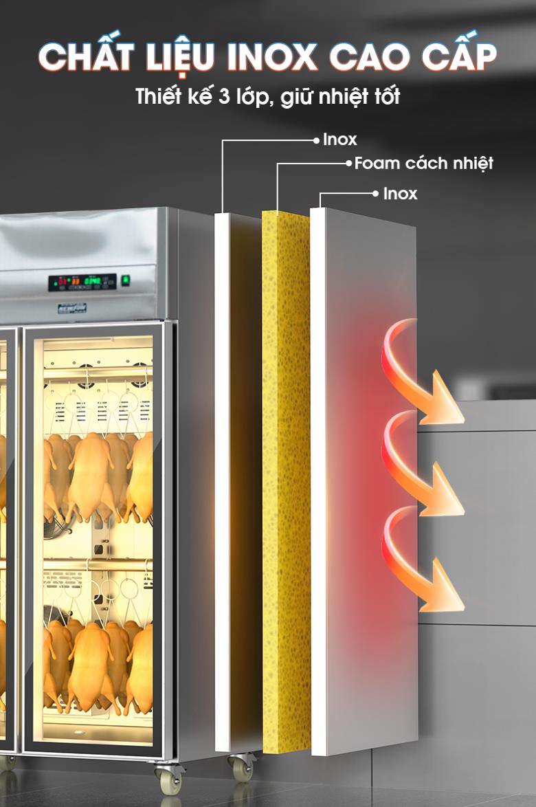 Thành tủ 3 lớp bền bỉ
