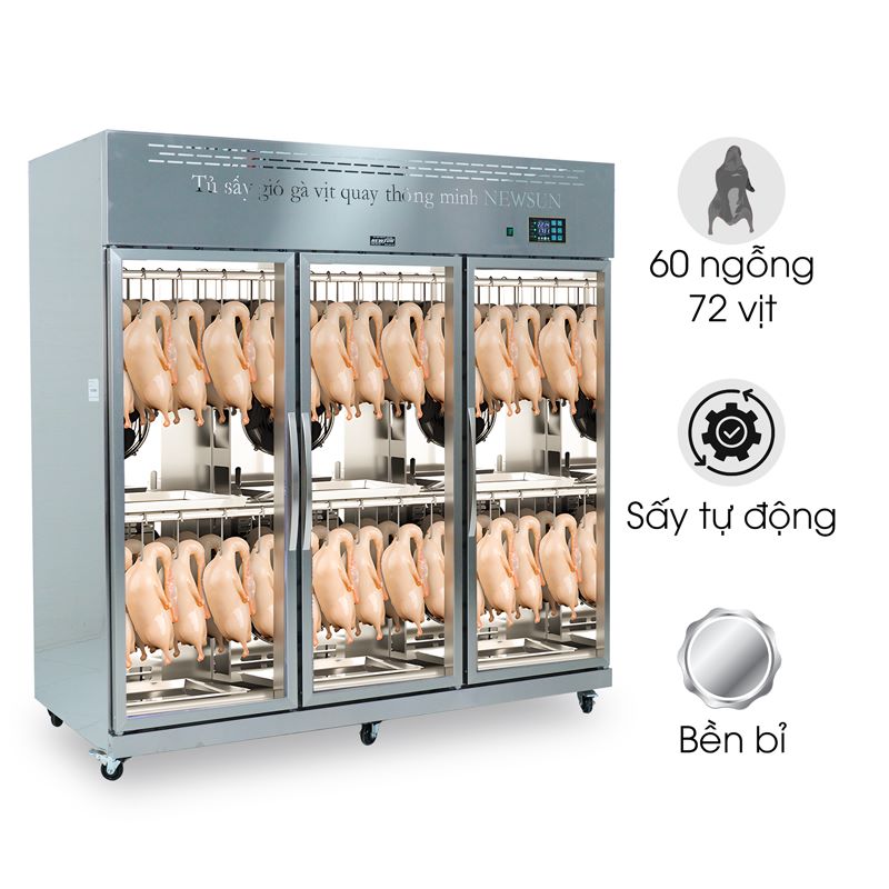 Tủ sấy gà vịt trước khi quay KN-X1950M3