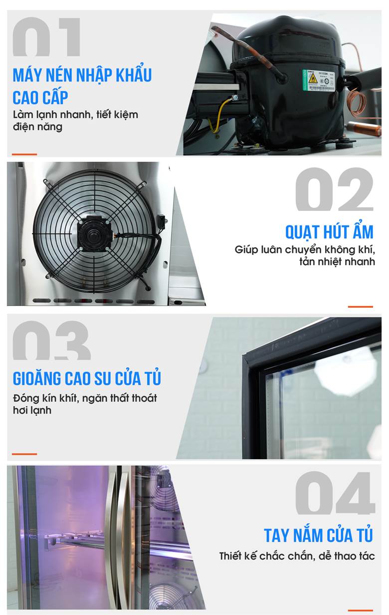 Các chi tiết khác của tủ