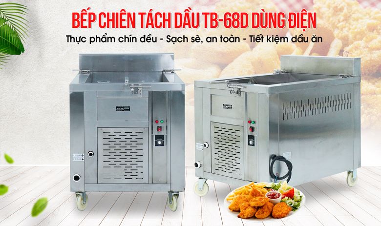 Bếp chiên tách dầu 150 lít TB-68D