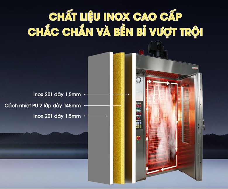 Chất liệu cao cấp, bền chắc và cách nhiệt vượt trội Chất liệu cao cấp, bền chắc và cách nhiệt vượt trội