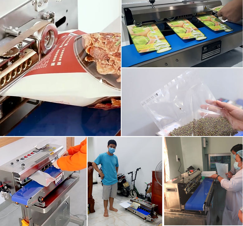 Chức năng của máy hàn miệng túi hút chân không