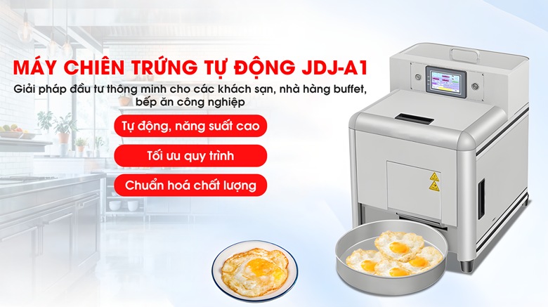 Máy chiên trứng tự động JDJ-A1 cho nhà hàng, khách sạn, bếp ăn tập thể Máy chiên trứng tự động JDJ-A1 cho nhà hàng, khách sạn, bếp ăn tập thể