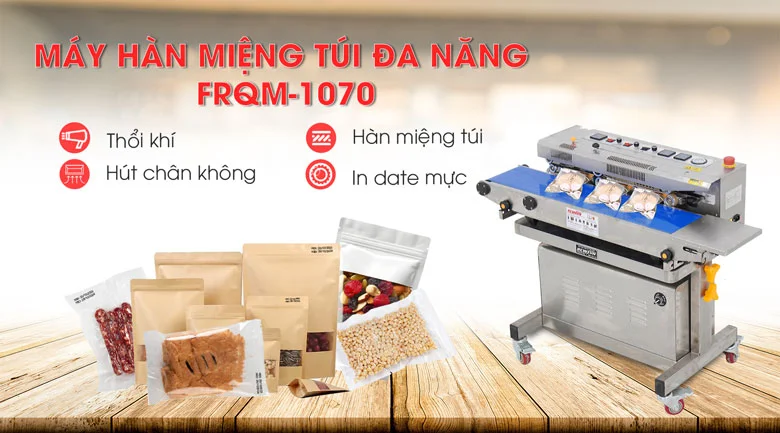 máy hàn túi bóng tính năng mở rộng