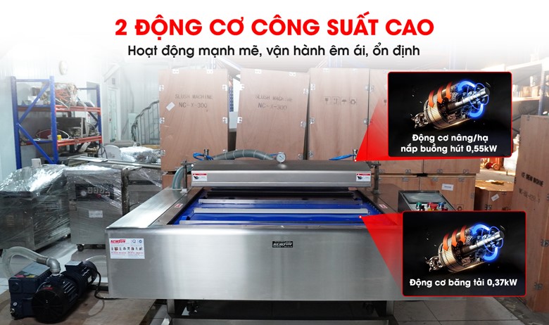 Trang bị 2 động cơ công suất cao 