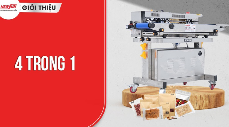 máy hàn miệng túi liên tục hút chân không, như cầu sử dụng