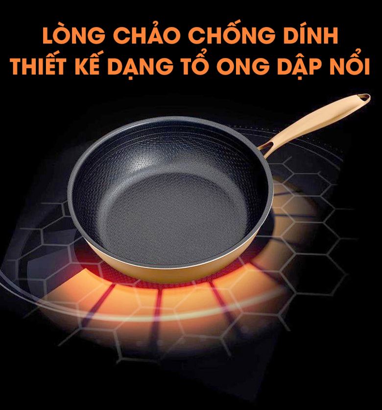 Lòng chảo thiết kế dập nổi dạng tổ ong