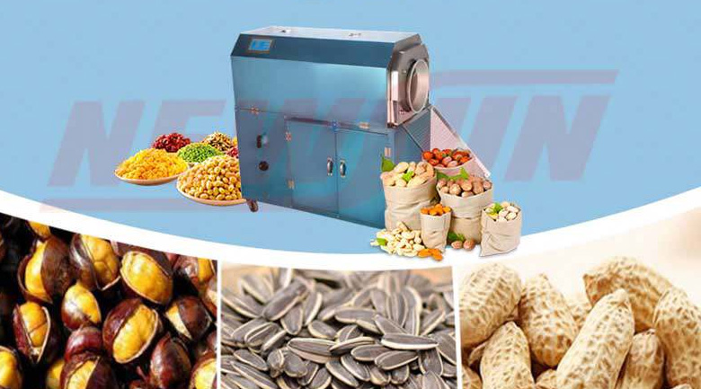Máy rang đậu phộng CY lồng inox
