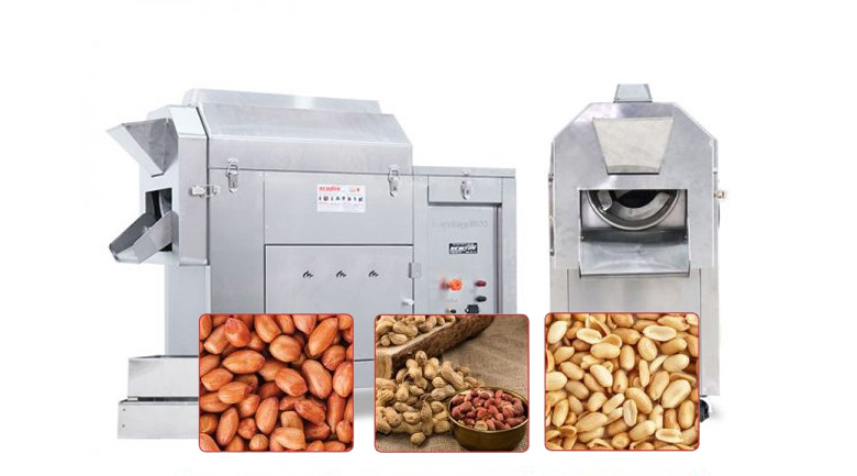 máy rang gạo lứt