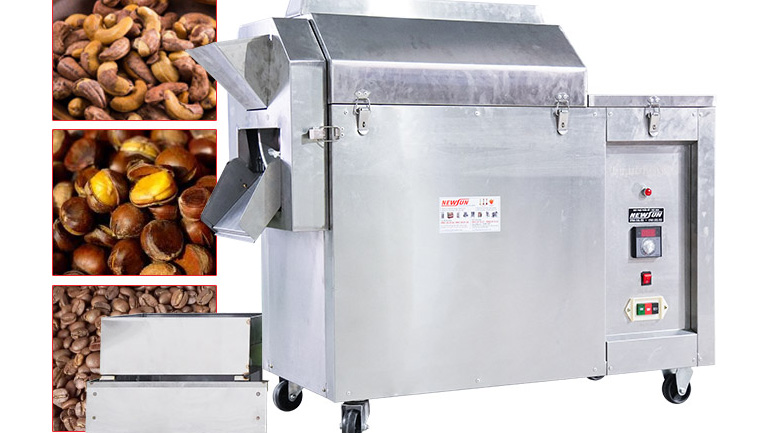 máy rang lạc húng lìu, công suất