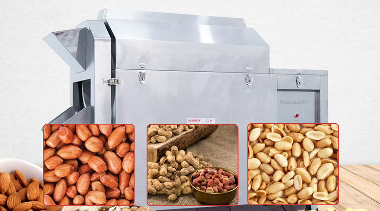 máy rang lạc húng lìu newsun