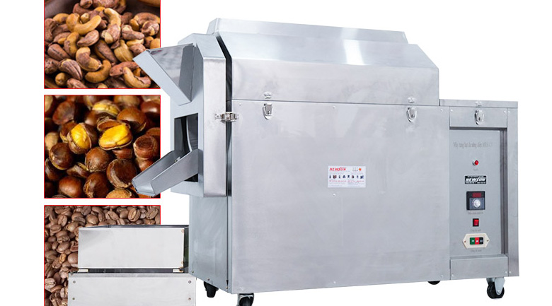 nhiệt độ máy rang lạc