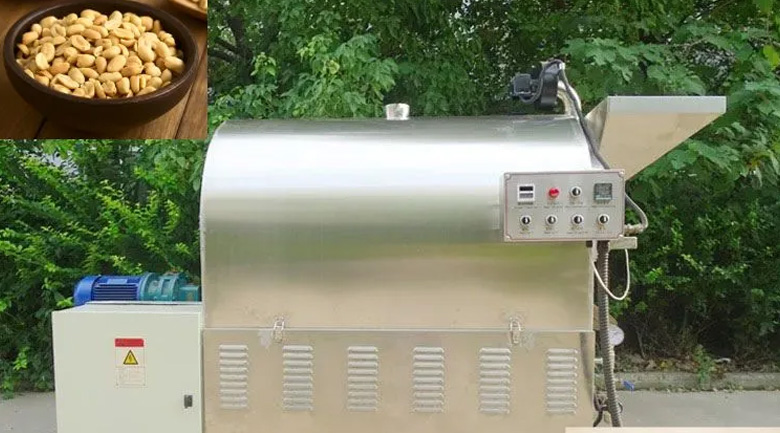 máy rang lạc tự động điều khiển