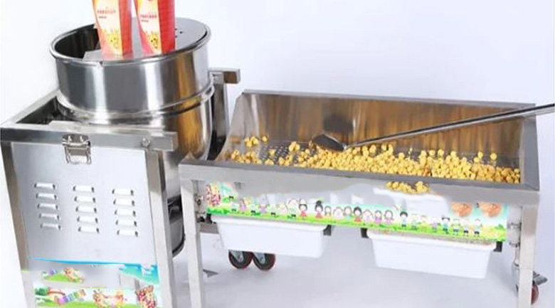 máy rang ngô, chất liệu