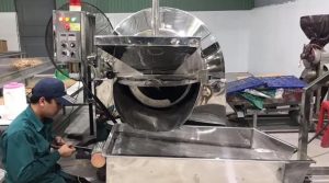 máy rang ngô bảo trì