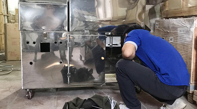 máy rang ngô, kỹ thuật